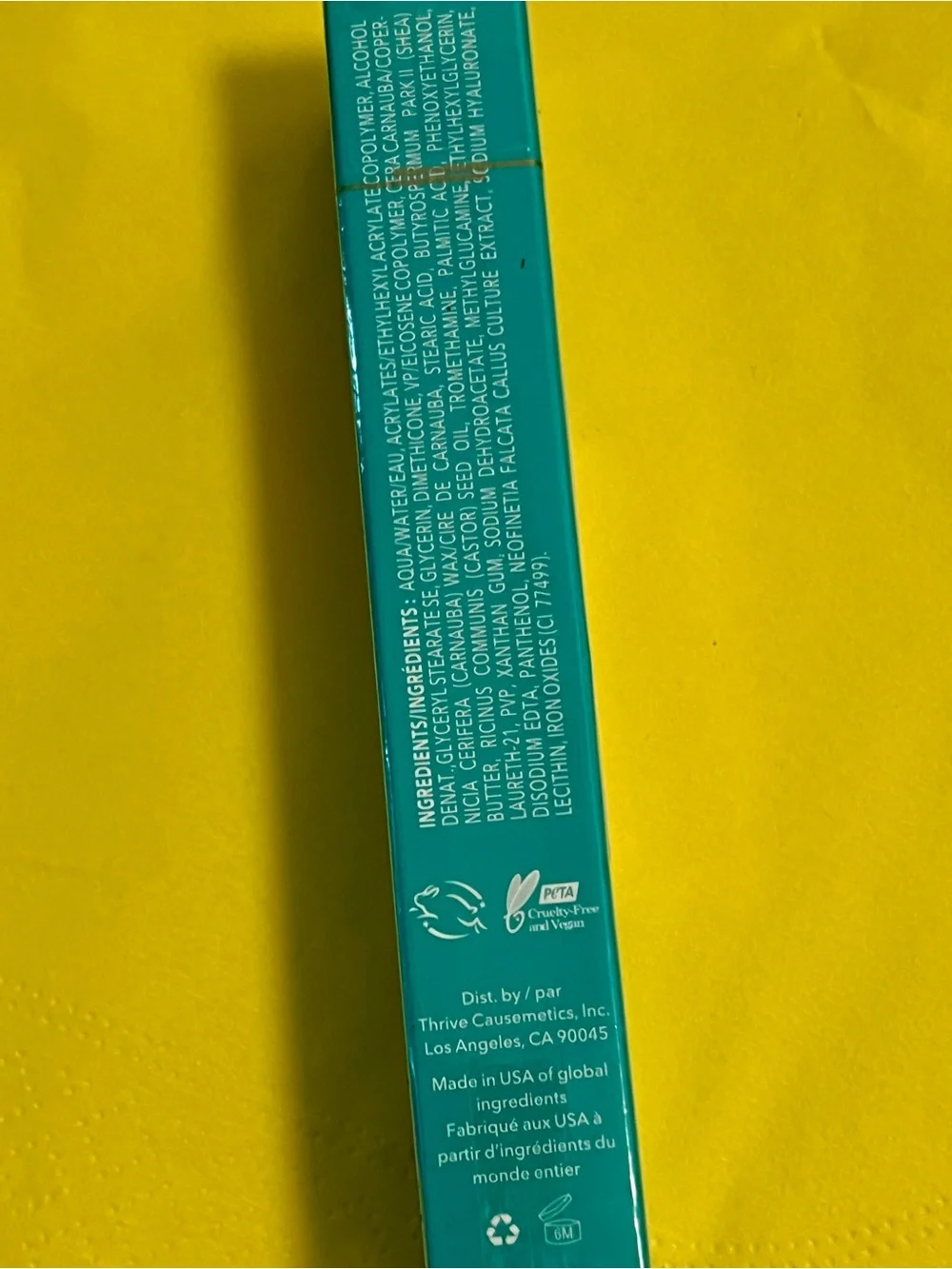 New thrive causemetics mascara liquid lash extensions Rich Black Brynn seal nwt - Picture 4 of 8